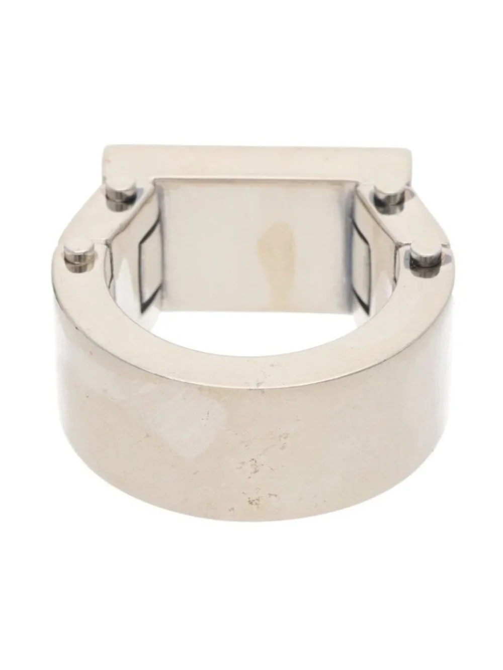 Bottega Veneta Bolt Silver Ring